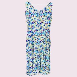 Vintage culottes midi jumpsuit